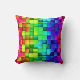 Rainbow Cubes Kudde