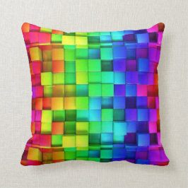 Rainbow Cubes Kudde