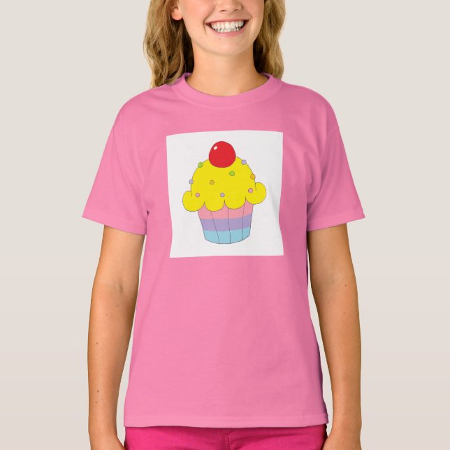 Rainbow Cupkaka T-shirt (Framsida)