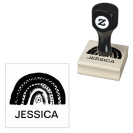 Rainbow Cute Kids Modern Watercolor Stämpel