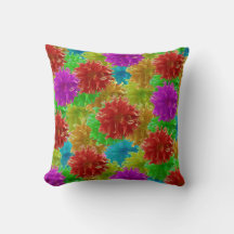 Rainbow Dahlia Flower Explosion