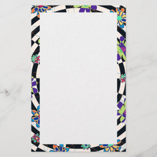 Rainbow Daisys Kaleidoscope Brevpapper