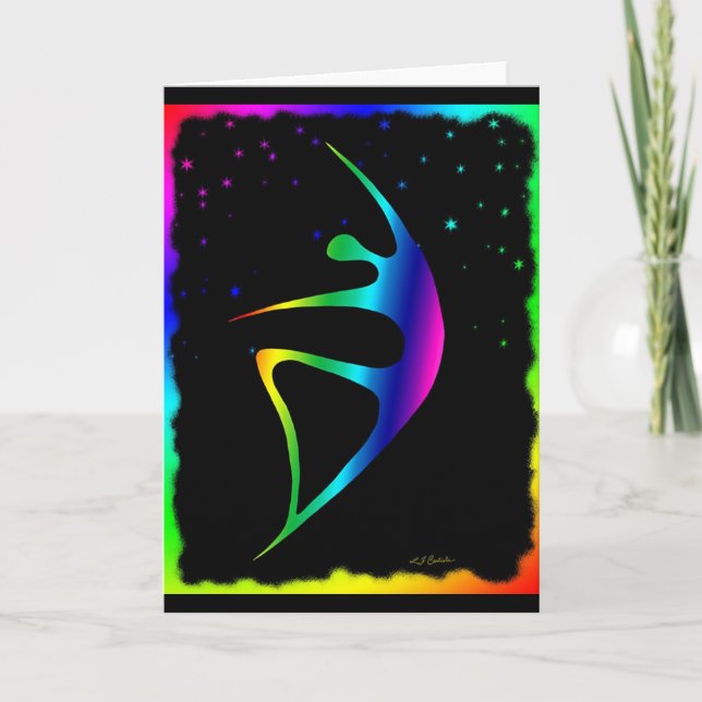 Rainbow Dancer 4 Kort (Framsida)