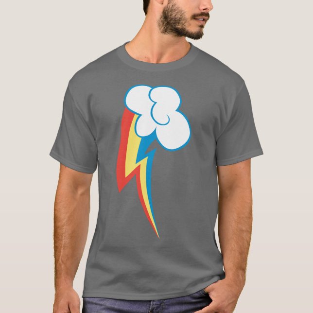 Rainbow Dash Cutie Mark vän T Shirt (Framsida)