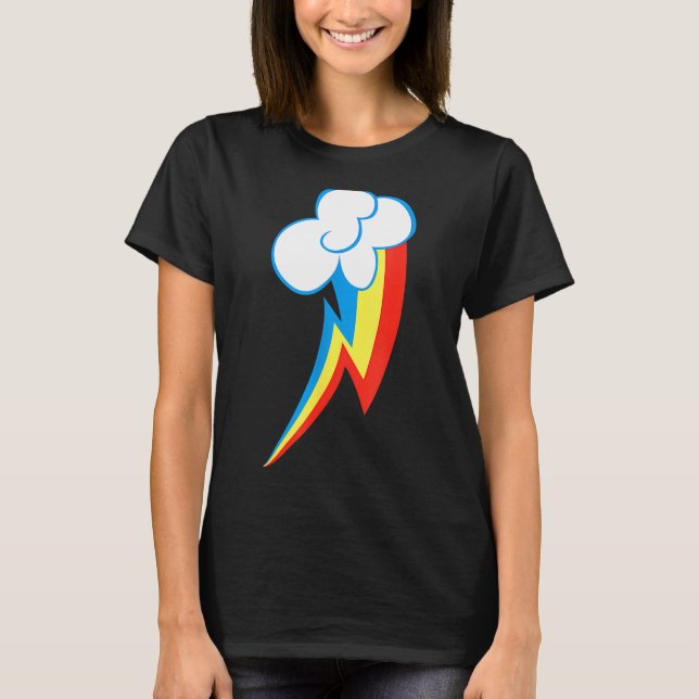 Rainbow Dash Cuties Mark  T Shirt (Framsida)