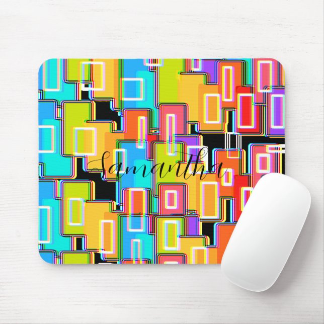 Rainbow Deco Home Living Abstrakt Musmatta (Med mus)