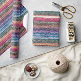 Rainbow Denim Mönster Presentpapper