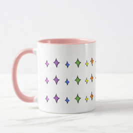 Rainbow Diamond Mugg