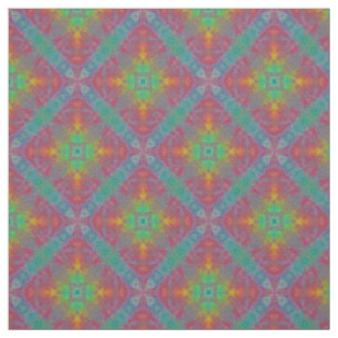 Rainbow Diamond Tie Dye Tyg