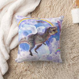 Rainbow dinosaur unicorn dinocorn kudde