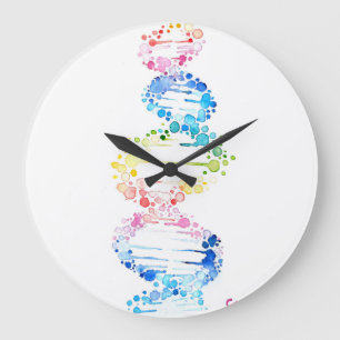 Rainbow DNA Stor Klocka