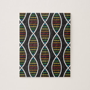 Rainbow DNA Strands Pussel
