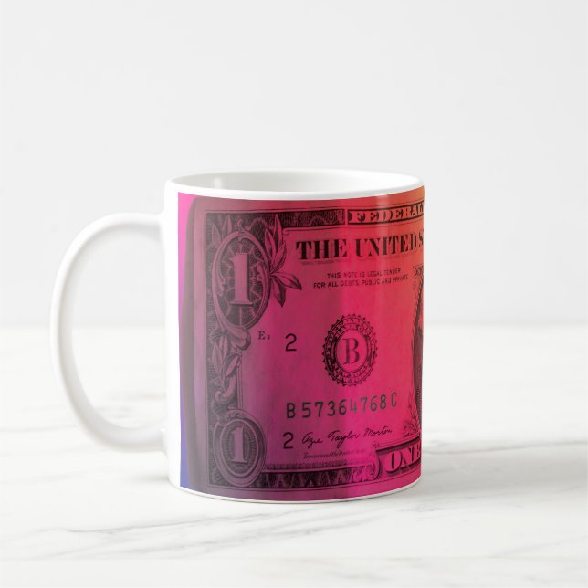 Rainbow dollar kaffemugg (Vänster)
