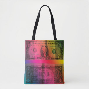 Rainbow dollar tygkasse