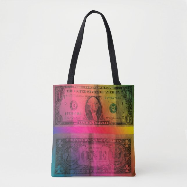 Rainbow dollar tygkasse (Framsida)