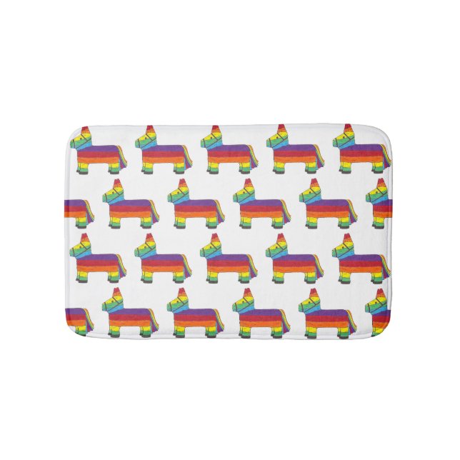 Rainbow Donkey Piñata Cinco De Mayo Party Animal Badrumsmatta (Framsidan)