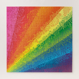 Rainbow Doodle Artwork Pussel