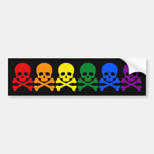 RAINBOW-DÖSKALLAR BILDEKAL