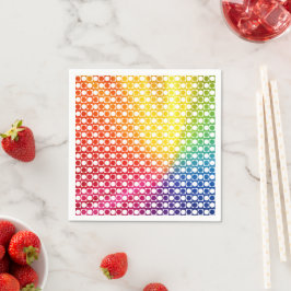 Rainbow Dot Pappersservett