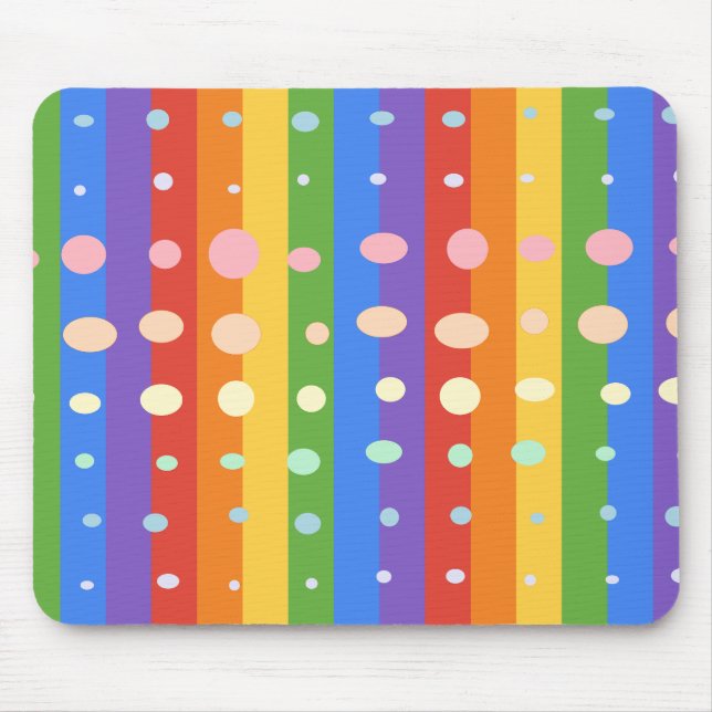 RAINBOW DOT STRIPES MUSMATTA (Framsidan)