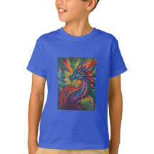 Rainbow Dragon Äventyr Kids' Graphic T-Shirt