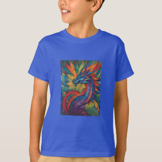Rainbow Dragon Äventyr Kids' Graphic T-Shirt