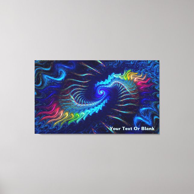 Rainbow Dragon Canvastryck (Framsida)