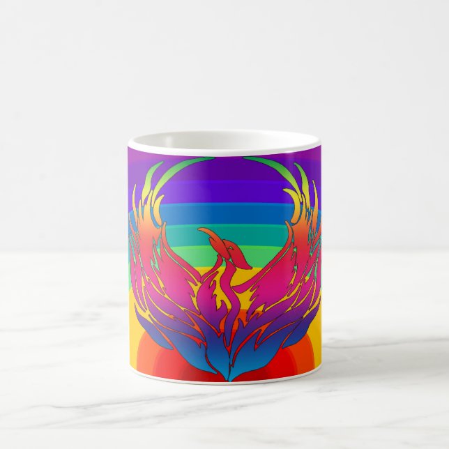 Rainbow Dragon Kaffemugg (Center)