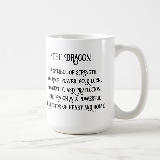Rainbow Dragon Kaffemugg (Höger)