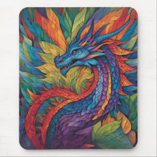Rainbow Dragon Mousepad Musmatta