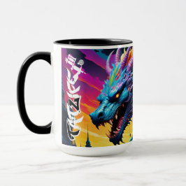 Rainbow Dragon Mugg