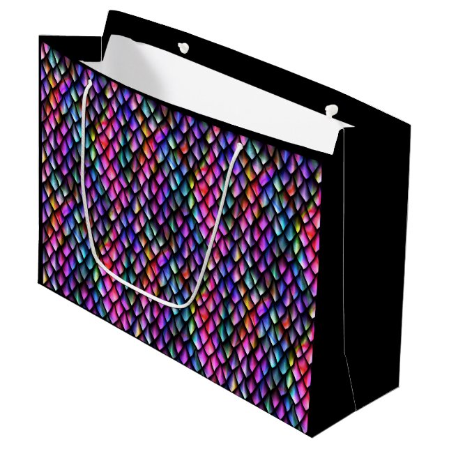 Rainbow Dragon Scales Gift Bags (Framsidan Vinklad)