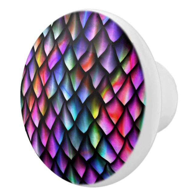 Rainbow Dragon Scales Knob Knopp (Höger)