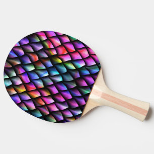 Rainbow Dragon Scales Ping Pong Paddle Pingisracket