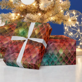 Rainbow Dragon Scales Presentpapper