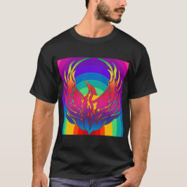 Rainbow Dragon T Shirt