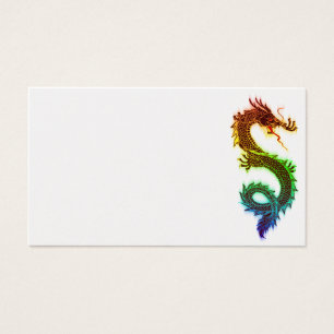 Rainbow_Dragon_Vector_ RAINBOW DRAGON COLORFUL DRA Visitkort