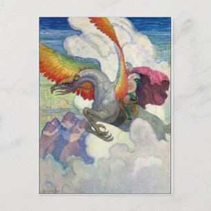 Rainbow Dragon Vykort