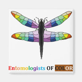 Rainbow Dragonfly magnet
