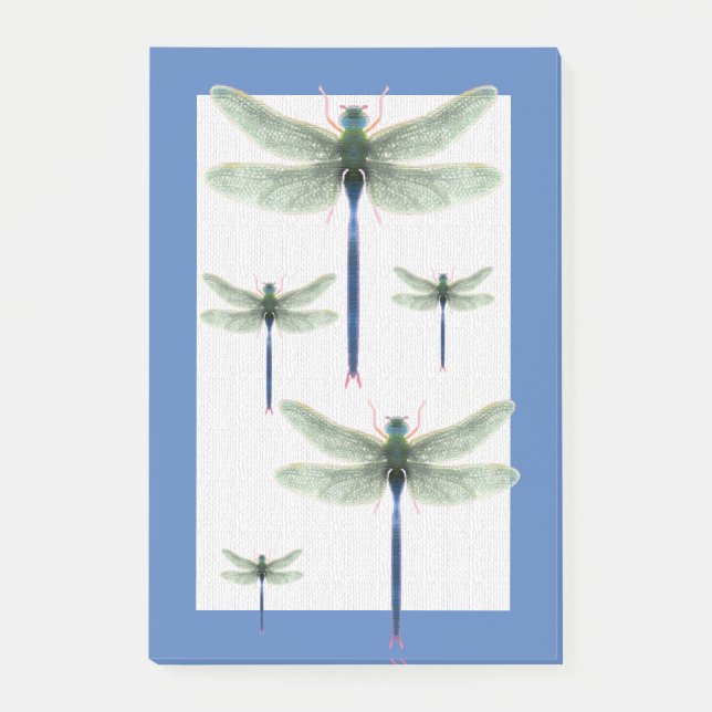 Rainbow Dragonfly Post-it Block (Framsida)