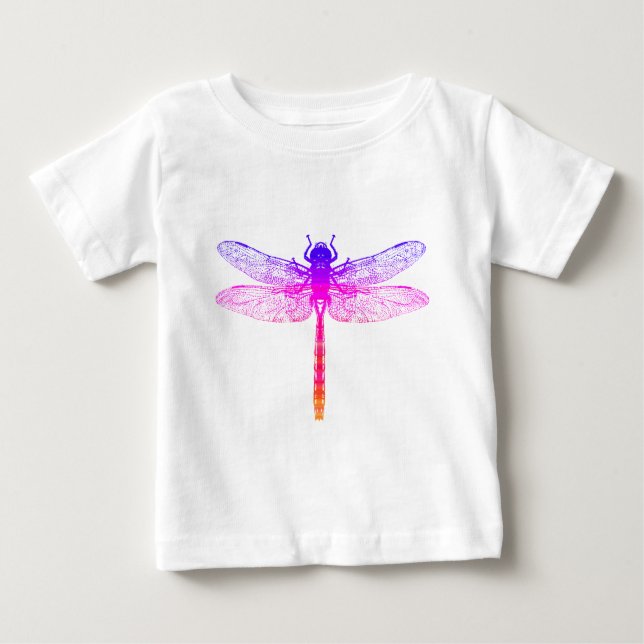 Rainbow Dragonfly T-shirt (Framsida)