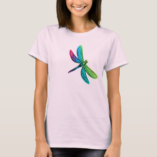 Rainbow Dragonfly T Shirt
