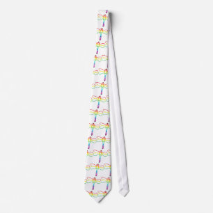 Rainbow Dragonfly Tie Slips