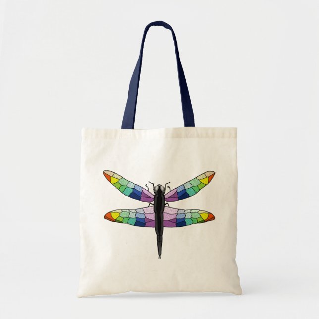 Rainbow Dragonfly Tygkasse (Framsidan)