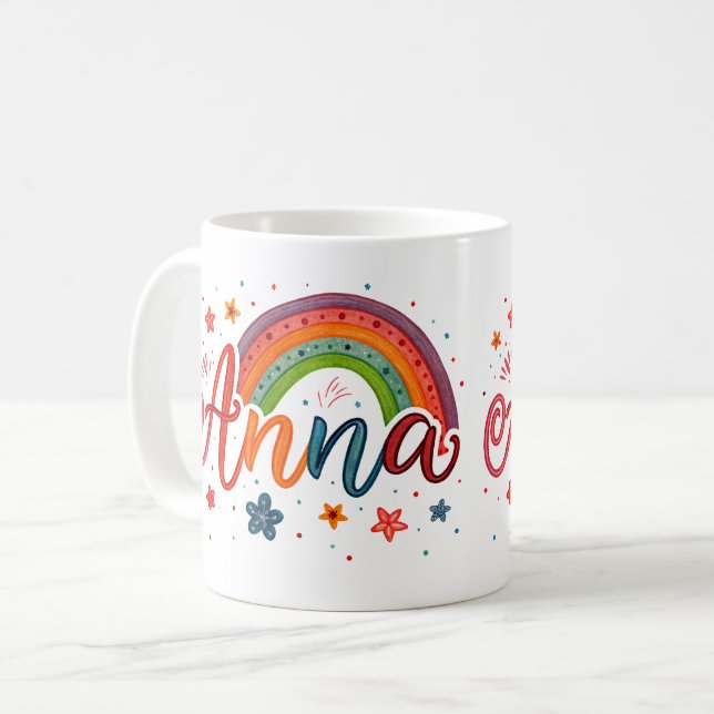 Rainbow Dreams Anna 1 Kaffemugg (Framsida vänster)