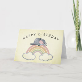 Rainbow Dreams Birthday Kort