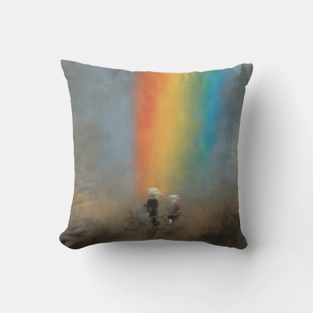 Rainbow Dreams Pillow Kudde (Framsida)