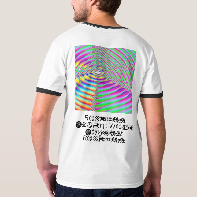 Rainbow Drive: Warp Factor Rainbow T Shirt (Baksida)
