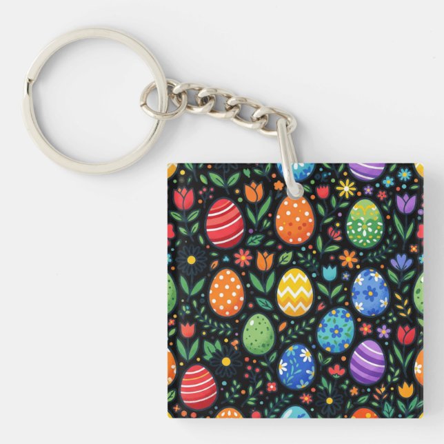 Rainbow Easter Eggs & Flowers (Framsidan)