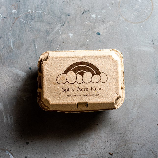 Rainbow Egg Carton Frimärke Stämpel (Skapare uppladdad)